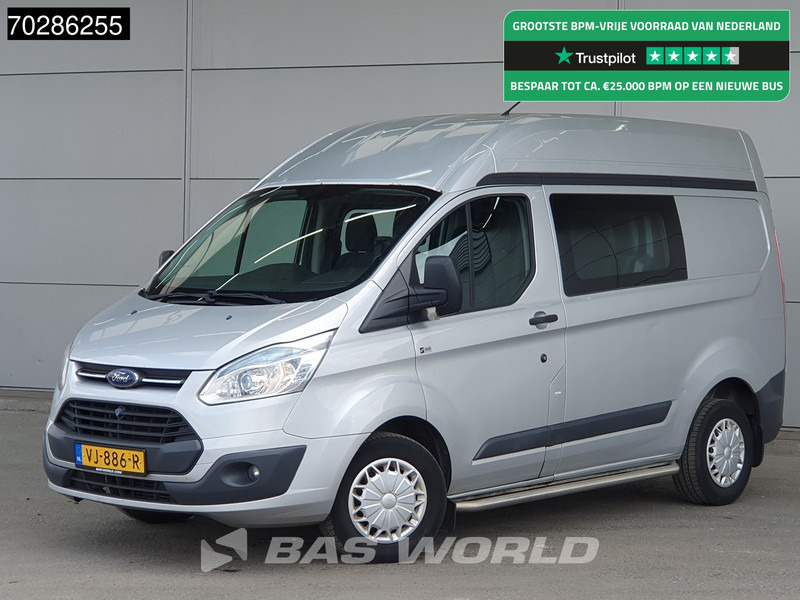 Легковой фургон Ford Transit Custom 101PK Dubbel Cabine L1H2 Trekhaak Airco Cruise DC Doka Mixto 5m3 Airco Trekhaak Cruise control: фото 1