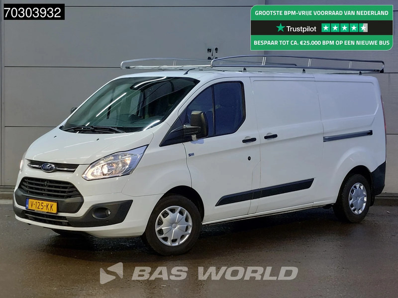 Легковой фургон Ford Transit Custom 130PK 2x Schuifdeur L2H1 Trekhaak Navi Airco Cruise Camera Parkeersensoren v+a Imperiaal Euro6 L2 Airco Trekhaak Cruise control: фото 1