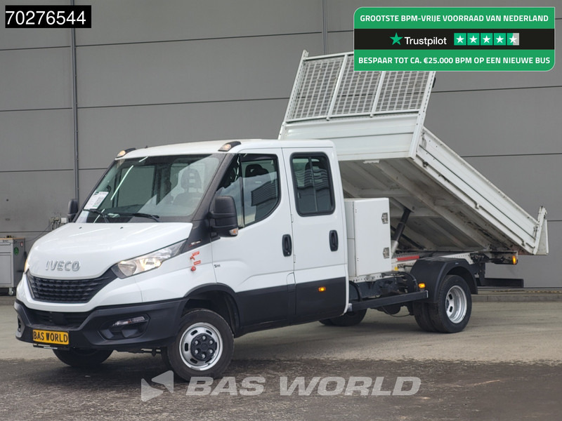Iveco Daily 35C16 3.0L Kipper Dubbel Cabine met Kist Dubbellucht 3,5t Trekhaak Airco Cruise Tipper Benne Kieper Airco Dubbel cabine Trekhaak - Малотоннажный самосвал: фото 1 Iveco Daily 35C16 3.0L Kipper Dubbel Cabine met Kist Dubbellucht 3,5t Trekhaak Airco Cruise Tipper Benne Kieper Airco Dubbel cabine Trekhaak - Малотоннажный самосвал: фото 1