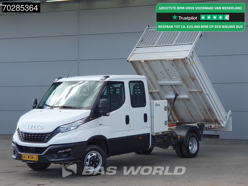 Iveco Daily 35C16 3.0L Open Laadbak met Kist Dubbel Cabine Dubbellucht 3,5t Trekhaak Airco Cruise Euro6 Pritsche Pickup Open Box 2m3 Airco T - Малотоннажный бортовой грузовик: фото 1 Iveco Daily 35C16 3.0L Open Laadbak met Kist Dubbel Cabine Dubbellucht 3,5t Trekhaak Airco Cruise Euro6 Pritsche Pickup Open Box 2m3 Airco T - Малотоннажный бортовой грузовик: фото 1