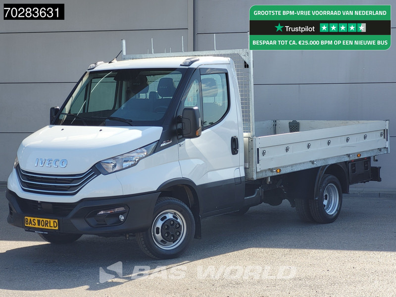 Малотоннажный бортовой грузовик Iveco Daily 35C18 3.0L Open Laadbak Dubbellucht 3,5t Trekhaak Airco Cruise Camera Parkeersensoren Euro6 Meubelbak Koffer Airco Trekhaak Crui: фото 1