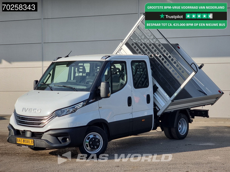 Iveco Daily 35C21 3-Zijdige Kipper Dubbel Cabine 210PK 3.0L Dubbellucht 3,5t Trekhaak ACC Airco LED Camera CarPlay Euro6 Tipper Benne Kieper - Малотоннажный самосвал: фото 1 Iveco Daily 35C21 3-Zijdige Kipper Dubbel Cabine 210PK 3.0L Dubbellucht 3,5t Trekhaak ACC Airco LED Camera CarPlay Euro6 Tipper Benne Kieper - Малотоннажный самосвал: фото 1