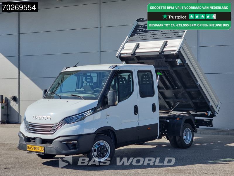 Iveco Daily 35C21 3 zijdige Kipper Dubbel Cabine 210PK 3.0L Dubbellucht Airco Cruise LED Camera Tipper Benne Kieper 2m3 Airco Trekhaak - Малотоннажный самосвал: фото 1 Iveco Daily 35C21 3 zijdige Kipper Dubbel Cabine 210PK 3.0L Dubbellucht Airco Cruise LED Camera Tipper Benne Kieper 2m3 Airco Trekhaak - Малотоннажный самосвал: фото 1