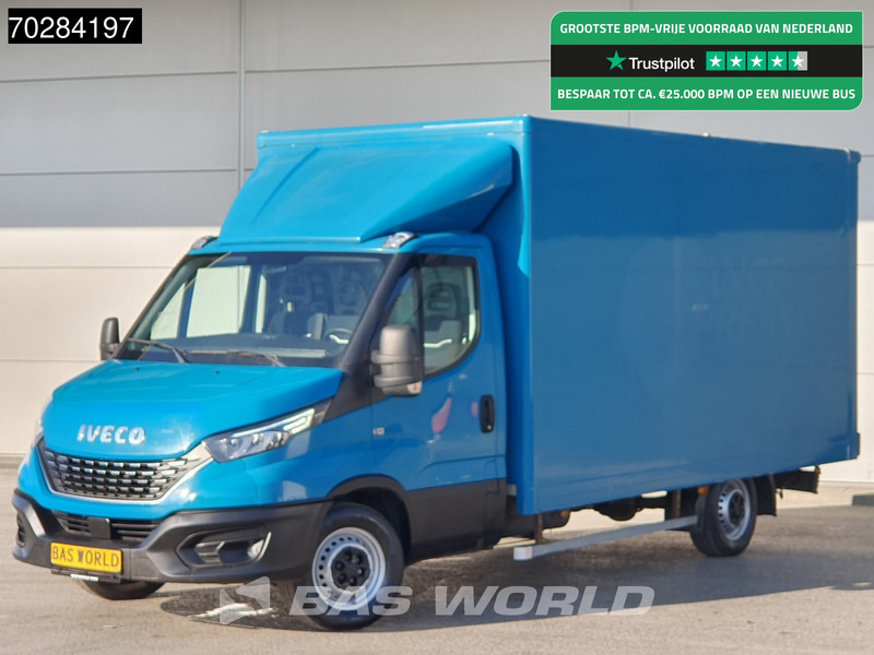 Фургон с закрытым кузовом Iveco Daily 35S14 Automaat Zijdeur Bakwagen LED Airco Cruise Euro6 Meubelbak Koffer 20m3 Airco Cruise control: фото 1