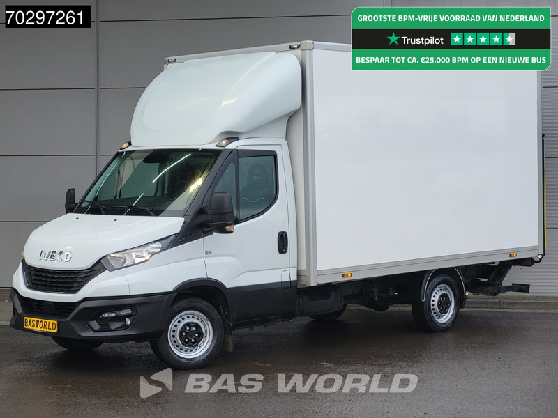 Iveco Daily 35S14 Laadklep Zijdeur Bakwagen Airco Cruise Standkachel Euro6 Meubelbak Koffer Airco Cruise control - Фургон с закрытым кузовом: фото 1 Iveco Daily 35S14 Laadklep Zijdeur Bakwagen Airco Cruise Standkachel Euro6 Meubelbak Koffer Airco Cruise control - Фургон с закрытым кузовом: фото 1