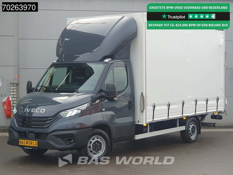 Iveco Daily 35S18 3.0L Automaat Schuifzeilen met Laadklep ACC Navi Bakwagen Schuifzeil Zeilen Koffer Meubelbak 22m3 Airco - Тентованный фургон: фото 1 Iveco Daily 35S18 3.0L Automaat Schuifzeilen met Laadklep ACC Navi Bakwagen Schuifzeil Zeilen Koffer Meubelbak 22m3 Airco - Тентованный фургон: фото 1