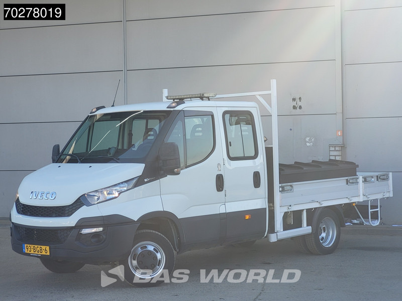 Iveco Daily 50C17 3.0L Automaat DC Open laadbak Kraan Hiab 017T-2 Airco APK 10-2025 Pickup Crane Kraanwagen Pritsche Airco Dubbel cabine - Малотоннажный бортовой грузовик: фото 5 Iveco Daily 50C17 3.0L Automaat DC Open laadbak Kraan Hiab 017T-2 Airco APK 10-2025 Pickup Crane Kraanwagen Pritsche Airco Dubbel cabine - Малотоннажный бортовой грузовик: фото 5