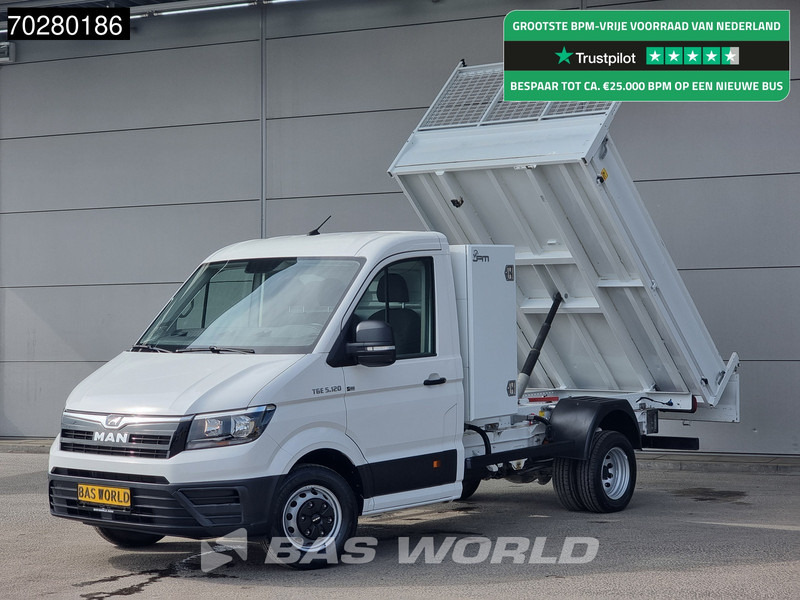 MAN TGE 5.120 Kipper Dubbellucht 3500kg trekhaak Navi Airco Cruise Tipper Benne Kieper Airco Cruise control - Малотоннажный самосвал: фото 1 MAN TGE 5.120 Kipper Dubbellucht 3500kg trekhaak Navi Airco Cruise Tipper Benne Kieper Airco Cruise control - Малотоннажный самосвал: фото 1