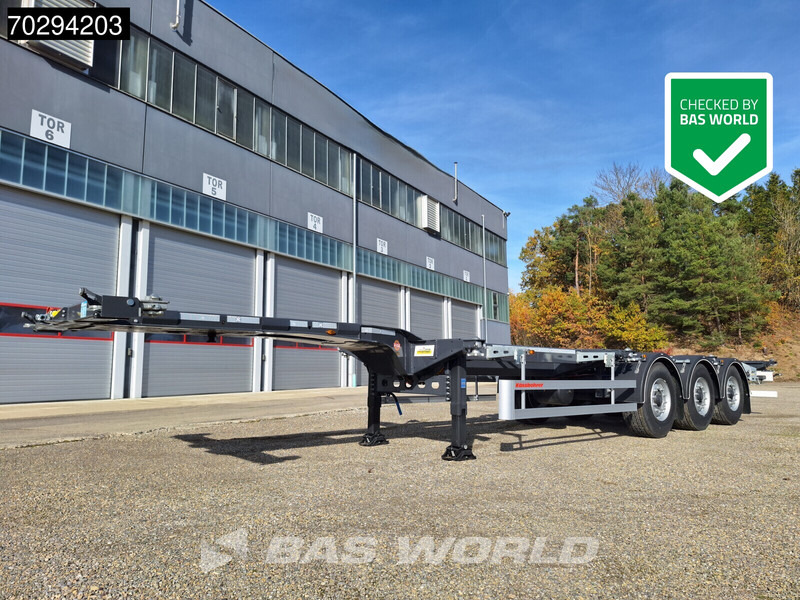 Kässbohrer K.SHG S / 40 - 12 / 27 EU 3 axles NEW! Container Chassis - Полуприцеп-контейнеровоз/ Сменный кузов: фото 2 Kässbohrer K.SHG S / 40 - 12 / 27 EU 3 axles NEW! Container Chassis - Полуприцеп-контейнеровоз/ Сменный кузов: фото 2