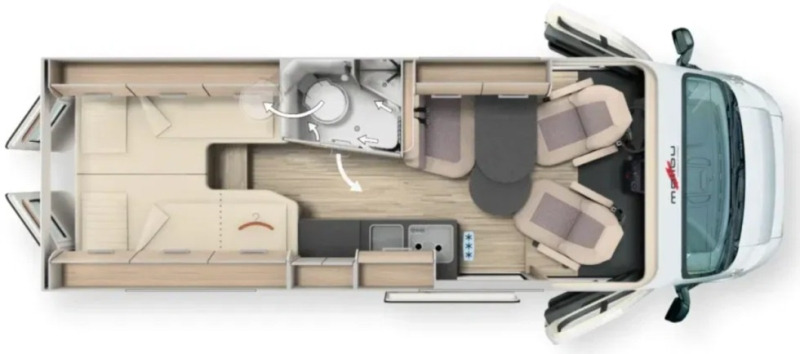 Malibu Van First Class two rooms GT Skyview 640 LE RB - Интегрированный автодом: фото 1 Malibu Van First Class two rooms GT Skyview 640 LE RB - Интегрированный автодом: фото 1