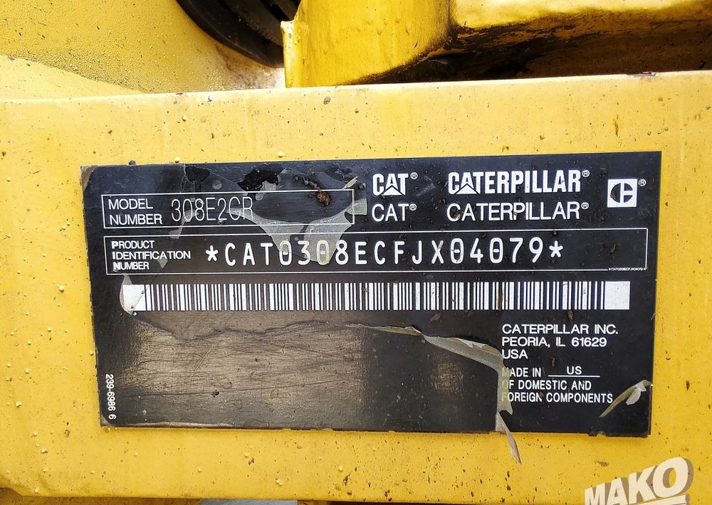 Гусеничный экскаватор Caterpillar 308 E2CR: фото 12