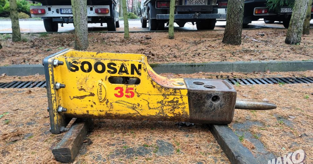 Młot hydrauliczny Soosan SQ35 230kg do koparki - Навесное оборудование для Строительной техники: фото 2 Młot hydrauliczny Soosan SQ35 230kg do koparki - Навесное оборудование для Строительной техники: фото 2