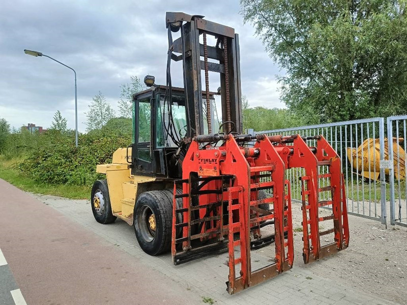 Hyster H 12.00 XL 12 ton heftruck met stenenklem forklift - Дизельный погрузчик: фото 5 Hyster H 12.00 XL 12 ton heftruck met stenenklem forklift - Дизельный погрузчик: фото 5