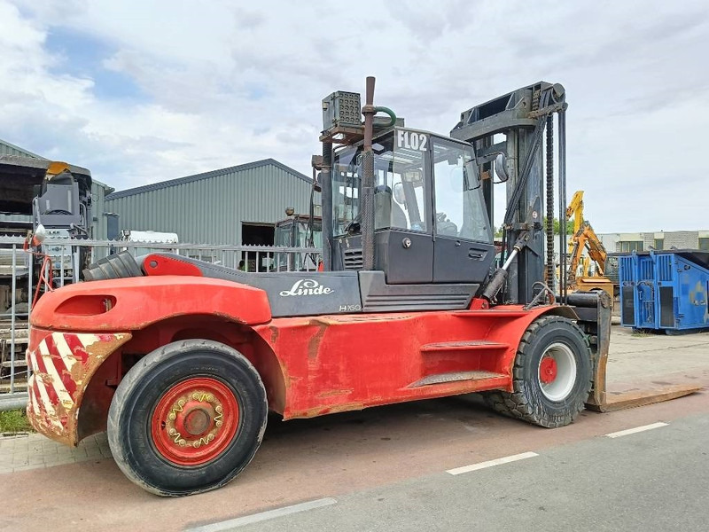 Дизельный погрузчик Linde H160 diesel 16T heftruck forklift stapler low mast: фото 6
