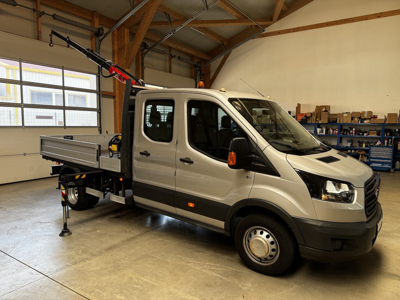 Ford Transit FT 350 DokaTdCI 1.2t Fassi Kran - Малотоннажный бортовой грузовик, Грузопассажирский фургон: фото 1 Ford Transit FT 350 DokaTdCI 1.2t Fassi Kran - Малотоннажный бортовой грузовик, Грузопассажирский фургон: фото 1