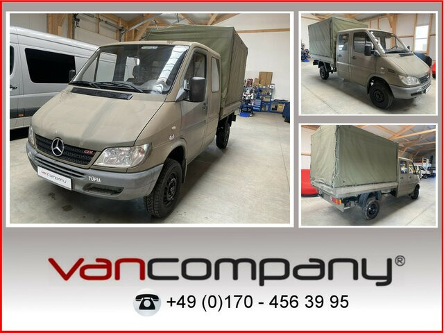 MERCEDES-BENZ Sprinter 313 CDI Doka 4x4 Allrad 1.Hand... - Тентованный фургон, Грузопассажирский фургон: фото 1 MERCEDES-BENZ Sprinter 313 CDI Doka 4x4 Allrad 1.Hand... - Тентованный фургон, Грузопассажирский фургон: фото 1