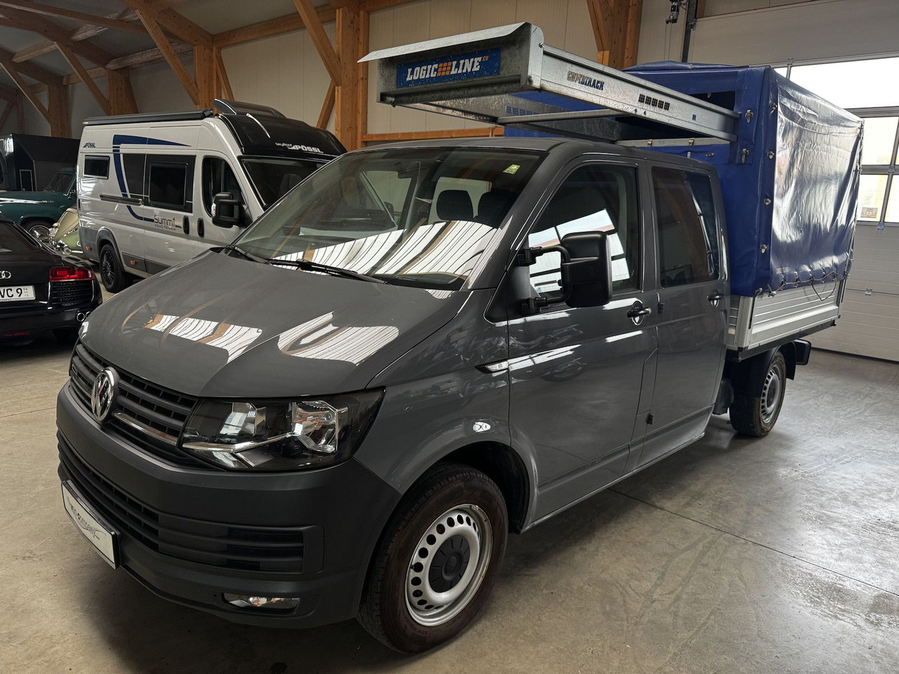 Volkswagen T6 Doka 2.0 TDI 4Motion Plane puregrey - Тентованный фургон, Грузопассажирский фургон: фото 1 Volkswagen T6 Doka 2.0 TDI 4Motion Plane puregrey - Тентованный фургон, Грузопассажирский фургон: фото 1