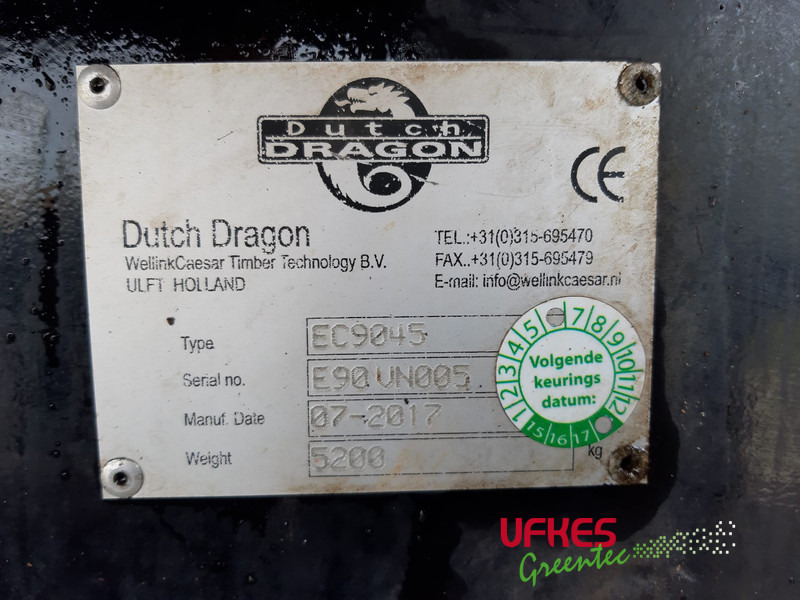 Измельчитель древесины Dutch Dragon EC 9045 Chipper Combi: фото 19