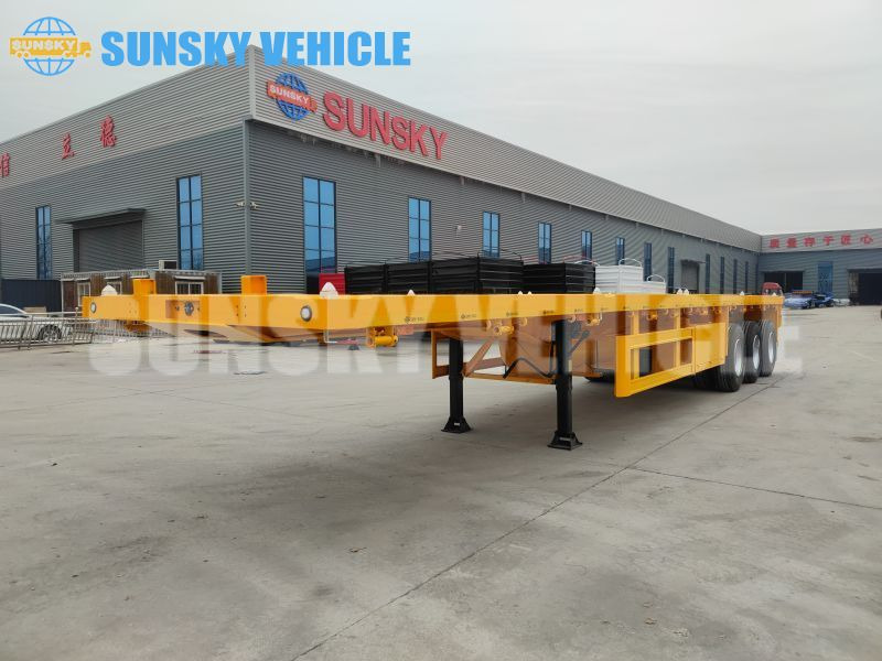 SUNSKY 3-axle Flat Deck Trailer - Полуприцеп бортовой/ Платформа: фото 4 SUNSKY 3-axle Flat Deck Trailer - Полуприцеп бортовой/ Платформа: фото 4