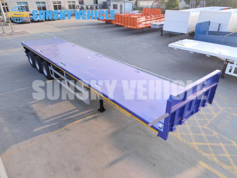 SUNSKY 3-axle Flat Deck Trailer - Полуприцеп бортовой/ Платформа: фото 3 SUNSKY 3-axle Flat Deck Trailer - Полуприцеп бортовой/ Платформа: фото 3