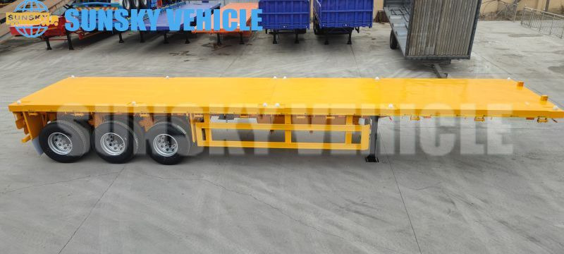 SUNSKY 3-axle Flat Deck Trailer - Полуприцеп бортовой/ Платформа: фото 5 SUNSKY 3-axle Flat Deck Trailer - Полуприцеп бортовой/ Платформа: фото 5