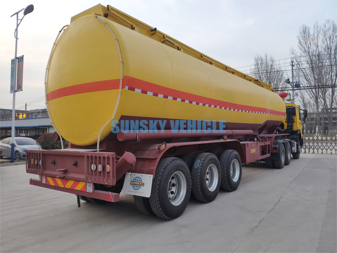 Новый Полуприцеп-цистерна для транспортировки топлива SUNSKY Fuel Tanker for sale: фото 9