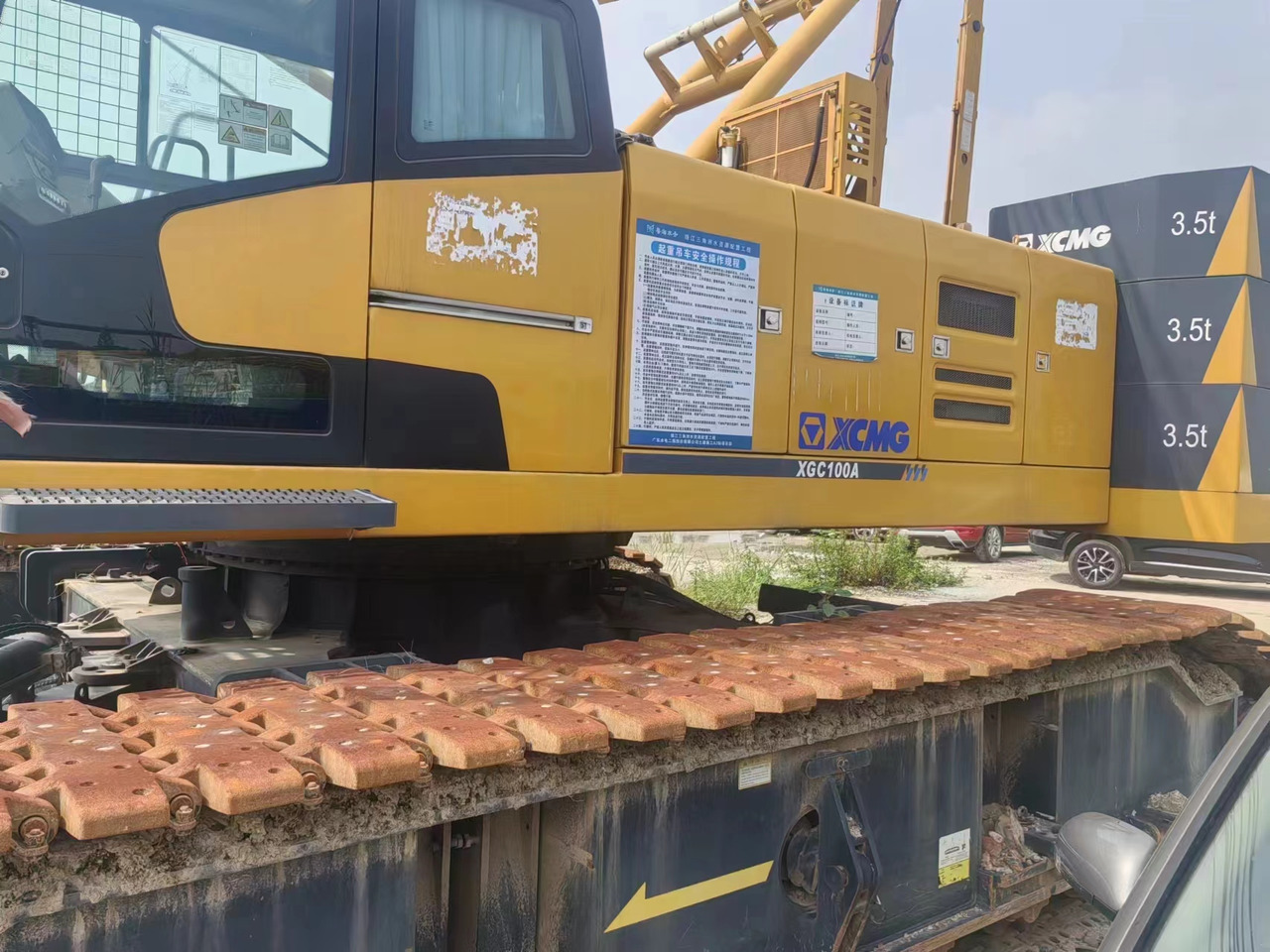 XCMG Official Used 100 Ton Mobile Crane XGC100A Hydraulic Lattice Boom Crawler Crane For Sale - Гусеничный кран: фото 3 XCMG Official Used 100 Ton Mobile Crane XGC100A Hydraulic Lattice Boom Crawler Crane For Sale - Гусеничный кран: фото 3