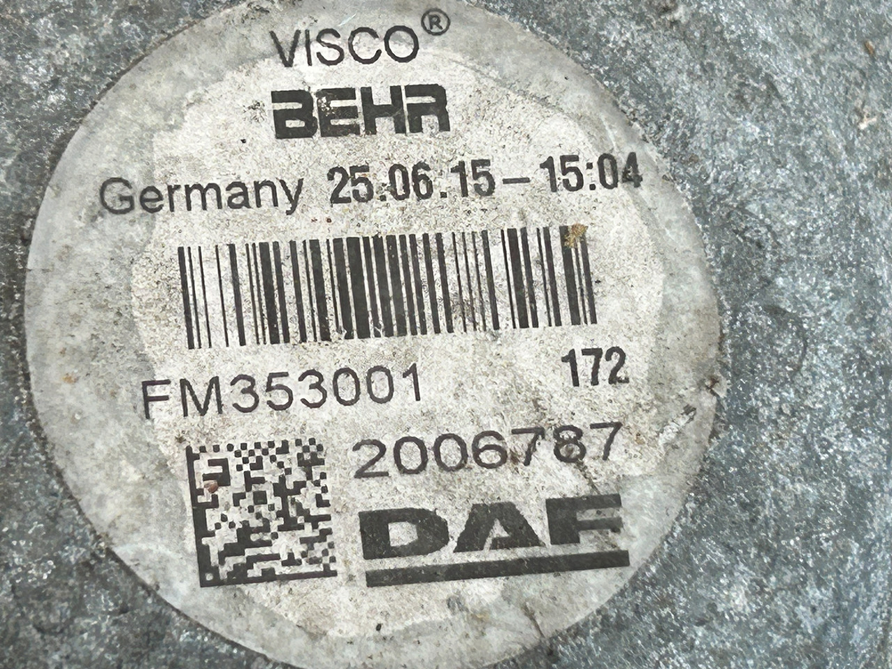 DAF VISCO VISCOTIC CLUTCH XF 106 460 - Вентилятор для Грузовиков: фото 5 DAF VISCO VISCOTIC CLUTCH XF 106 460 - Вентилятор для Грузовиков: фото 5