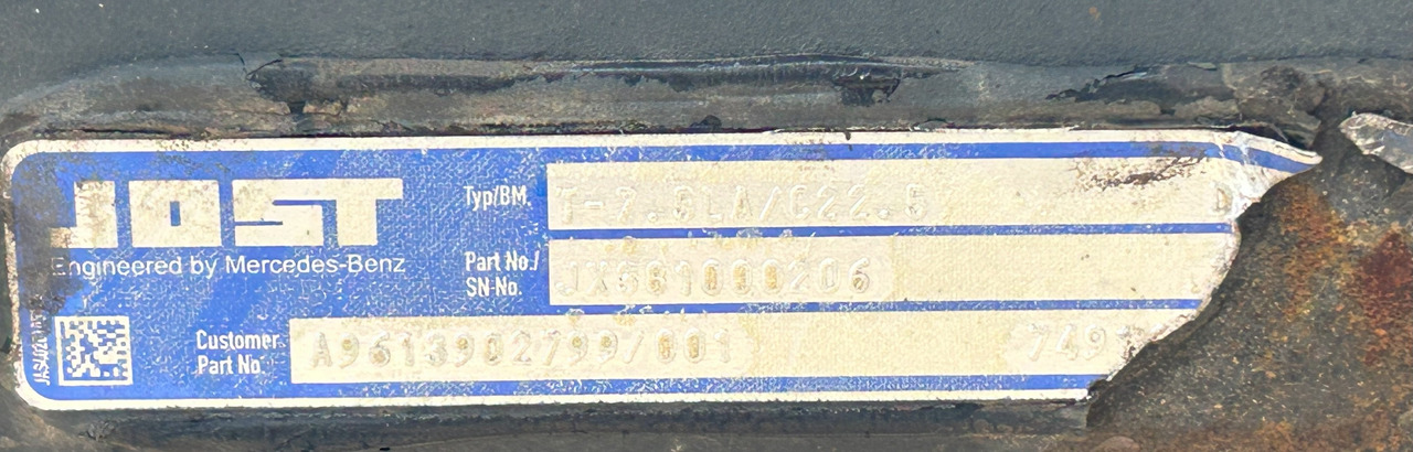 MERCEDES ACTROS MP4 TRAILING AXLE - Задняя ось: фото 3 MERCEDES ACTROS MP4 TRAILING AXLE - Задняя ось: фото 3