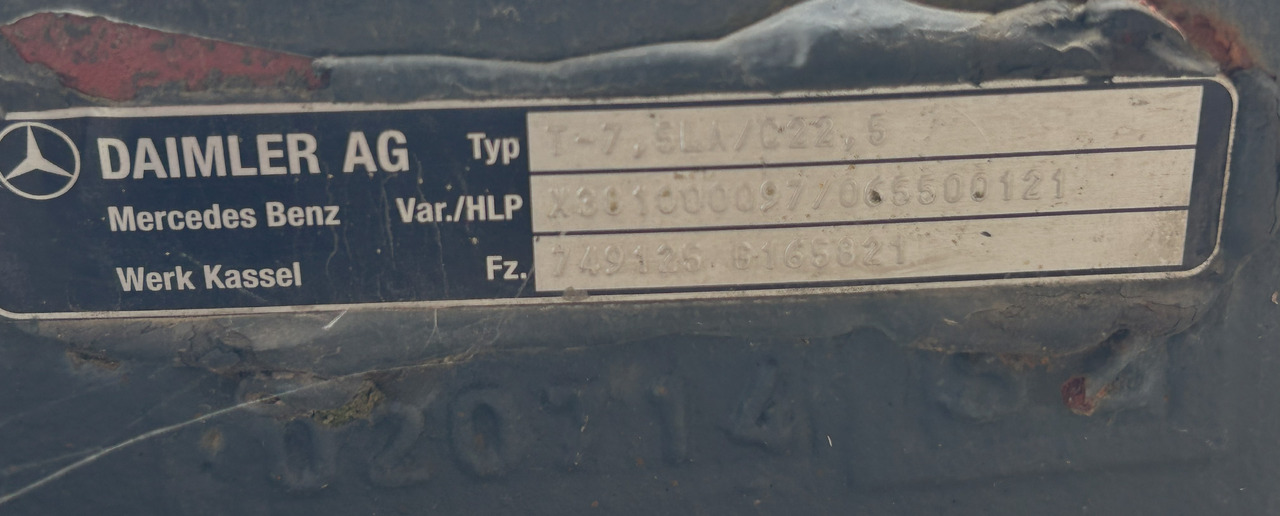 MERCEDES ACTROS MP4 TRAILING AXLE - Задняя ось: фото 4 MERCEDES ACTROS MP4 TRAILING AXLE - Задняя ось: фото 4