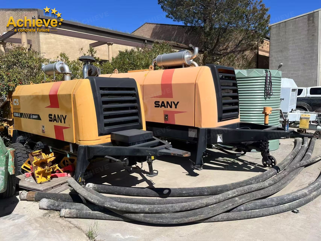 SANY SANY 【ACHIEVE】TOP CONDITION!!! demo new low hours Sany Concrete Trailer Pump 2017 HBT5008C-5S - Бетононасос стационарный: фото 3 SANY SANY 【ACHIEVE】TOP CONDITION!!! demo new low hours Sany Concrete Trailer Pump 2017 HBT5008C-5S - Бетононасос стационарный: фото 3