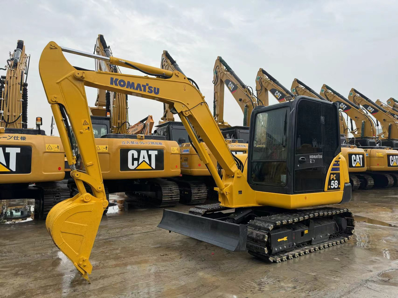 Komatsu PC58, PC56, PC55 Small Excavator With Rubber Tracks - Гусеничный экскаватор: фото 3 Komatsu PC58, PC56, PC55 Small Excavator With Rubber Tracks - Гусеничный экскаватор: фото 3