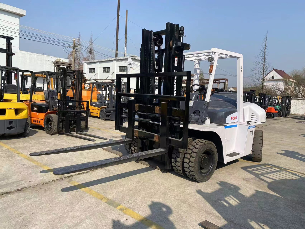 TCM 7 ton Diesel Forklift Used Condition FD70 Forklift Truck - Дизельный погрузчик: фото 3 TCM 7 ton Diesel Forklift Used Condition FD70 Forklift Truck - Дизельный погрузчик: фото 3
