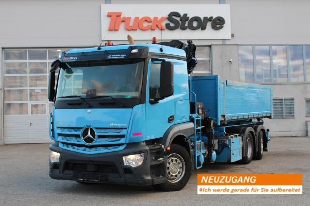 Mercedes-Benz Actros 2540L HIAB 188 - Самосвал, Автоманипулятор: фото 1 Mercedes-Benz Actros 2540L HIAB 188 - Самосвал, Автоманипулятор: фото 1