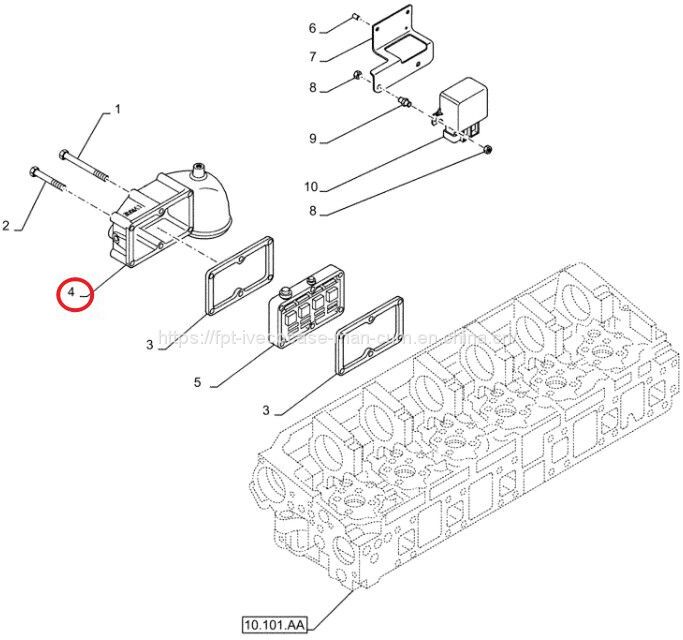 FPT IVECO CASE Cursor11 EURO 6 F3GFE613A B001 5801863562/5801690111 air inlet manifold 504074687 - Впускной коллектор: фото 1 FPT IVECO CASE Cursor11 EURO 6 F3GFE613A B001 5801863562/5801690111 air inlet manifold 504074687 - Впускной коллектор: фото 1