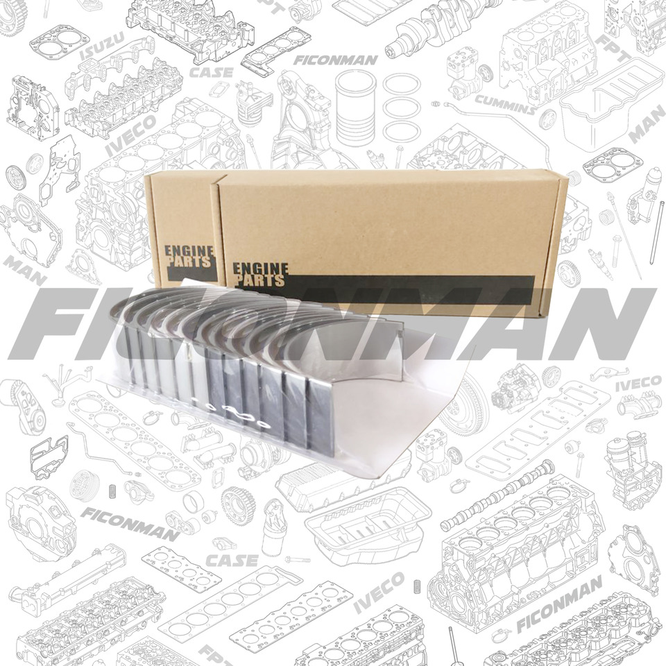 FPT IVECO CASE Cursor13 F3BE0684A B001 504003647 CONNECTING ROD BEARING 2992162/2992163/2992164/2992165 - Подшипник двигателя для Грузовиков: фото 1 FPT IVECO CASE Cursor13 F3BE0684A B001 504003647 CONNECTING ROD BEARING 2992162/2992163/2992164/2992165 - Подшипник двигателя для Грузовиков: фото 1