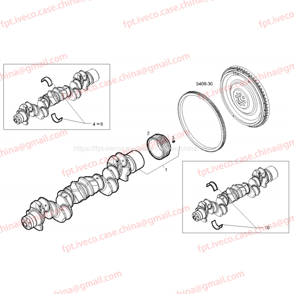FPT IVECO CASE Cursor9Bus F2CFE612D*J231/F2CFE612A*J098 MAIN BEARING SET 2996584/2996585 - Подшипник двигателя для Автобусов: фото 1 FPT IVECO CASE Cursor9Bus F2CFE612D*J231/F2CFE612A*J098 MAIN BEARING SET 2996584/2996585 - Подшипник двигателя для Автобусов: фото 1