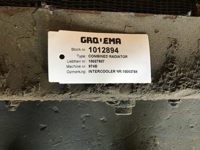 Радиатор Liebherr Combined Radiator: фото 7