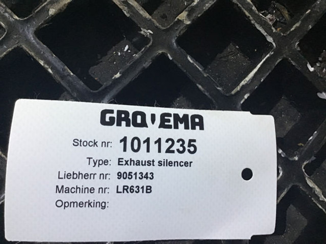 Liebherr Exhaust Silencer - Выхлопная труба: фото 3 Liebherr Exhaust Silencer - Выхлопная труба: фото 3