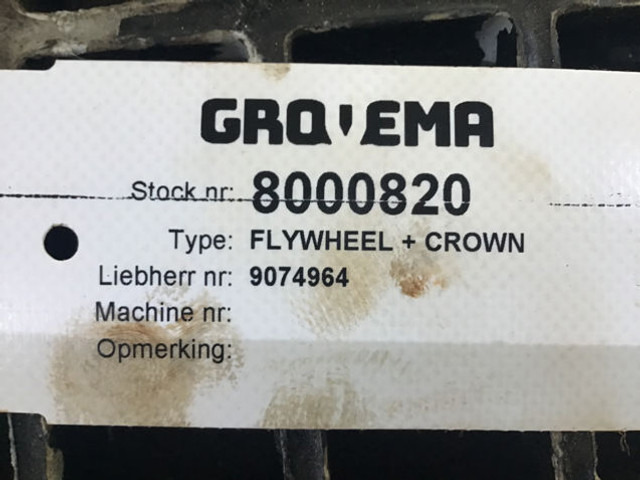 Liebherr Flywheel - Маховик: фото 4 Liebherr Flywheel - Маховик: фото 4