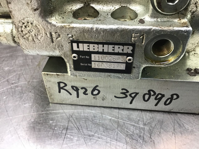 Liebherr Safety Valve - Предохранитель: фото 4 Liebherr Safety Valve - Предохранитель: фото 4