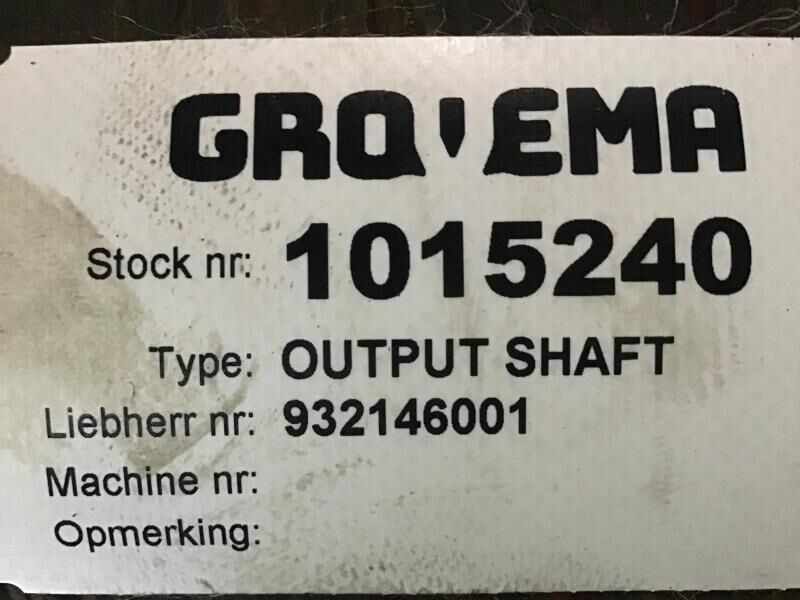 Liebherr Output Shaft - Запчасти: фото 3 Liebherr Output Shaft - Запчасти: фото 3