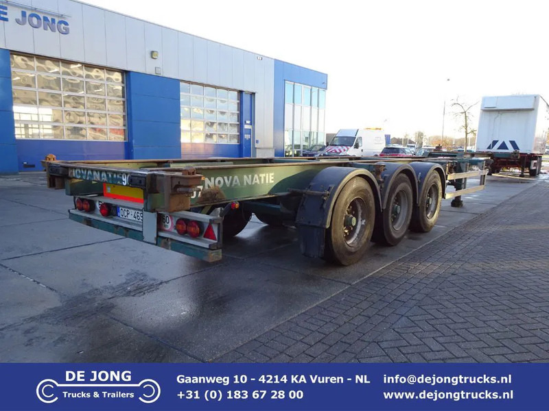 Flandria 40 FT Container Chassis / BPW + Disc / Lift Axle - Полуприцеп-контейнеровоз/ Сменный кузов: фото 1 Flandria 40 FT Container Chassis / BPW + Disc / Lift Axle - Полуприцеп-контейнеровоз/ Сменный кузов: фото 1