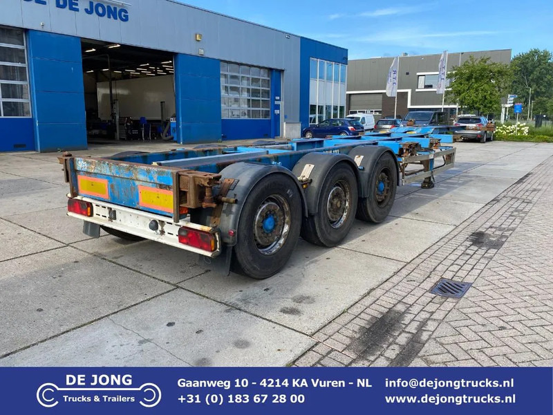 Renders Container chassis / Mercedes + Disc / 1x Lift Axle / 1x Extendable - Полуприцеп-контейнеровоз/ Сменный кузов: фото 1 Renders Container chassis / Mercedes + Disc / 1x Lift Axle / 1x Extendable - Полуприцеп-контейнеровоз/ Сменный кузов: фото 1