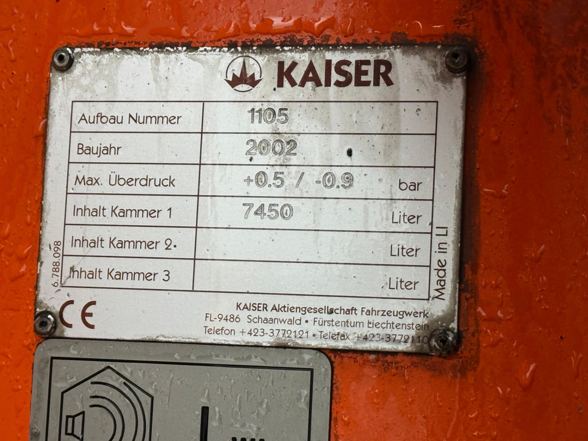 MERCEDES Actros 1831 4x2 Kaiser Saug- & Spülwagen в лизинг MERCEDES Actros 1831 4x2 Kaiser Saug- & Spülwagen: фото 16