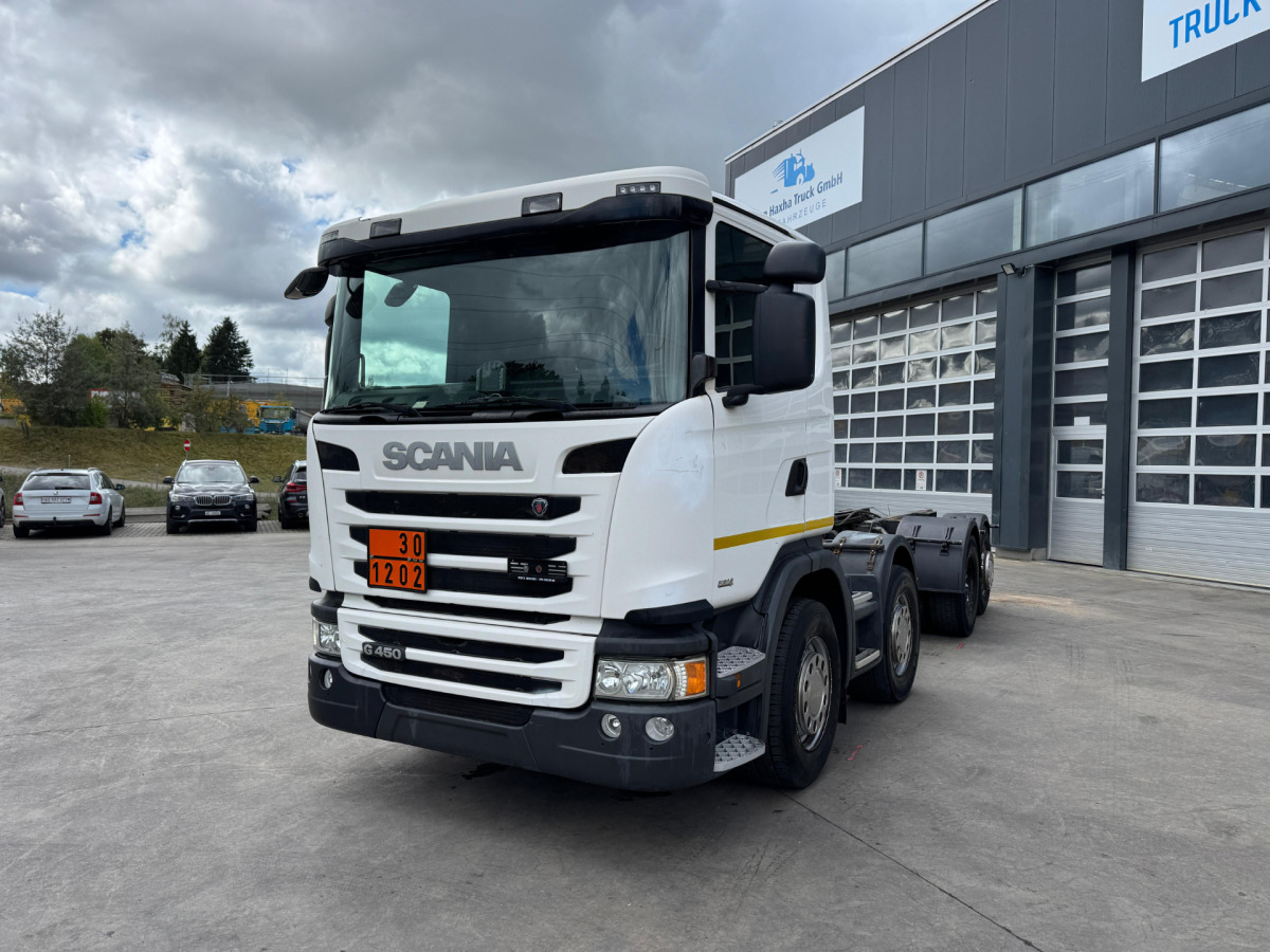 SCANIA G450 8x2 Fahrgestell - Грузовик-шасси: фото 1 SCANIA G450 8x2 Fahrgestell - Грузовик-шасси: фото 1
