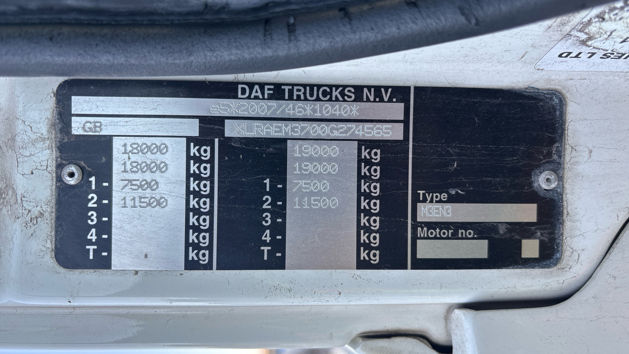 Грузовик с закрытым кузовом DAF CF 260: фото 12 Грузовик с закрытым кузовом DAF CF 260: фото 12
