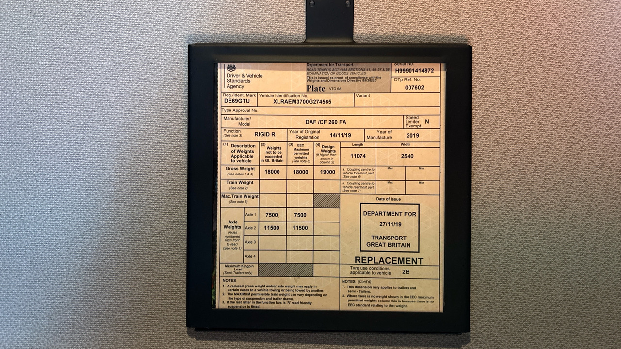 Грузовик с закрытым кузовом DAF CF 260: фото 11 Грузовик с закрытым кузовом DAF CF 260: фото 11