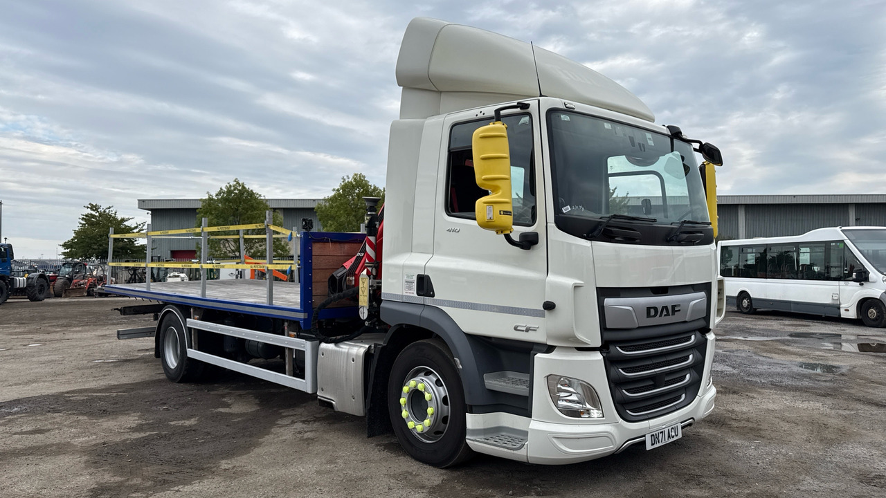 DAF CF 410 - Грузовик бортовой/ Платформа, Автоманипулятор: фото 1 DAF CF 410 - Грузовик бортовой/ Платформа, Автоманипулятор: фото 1
