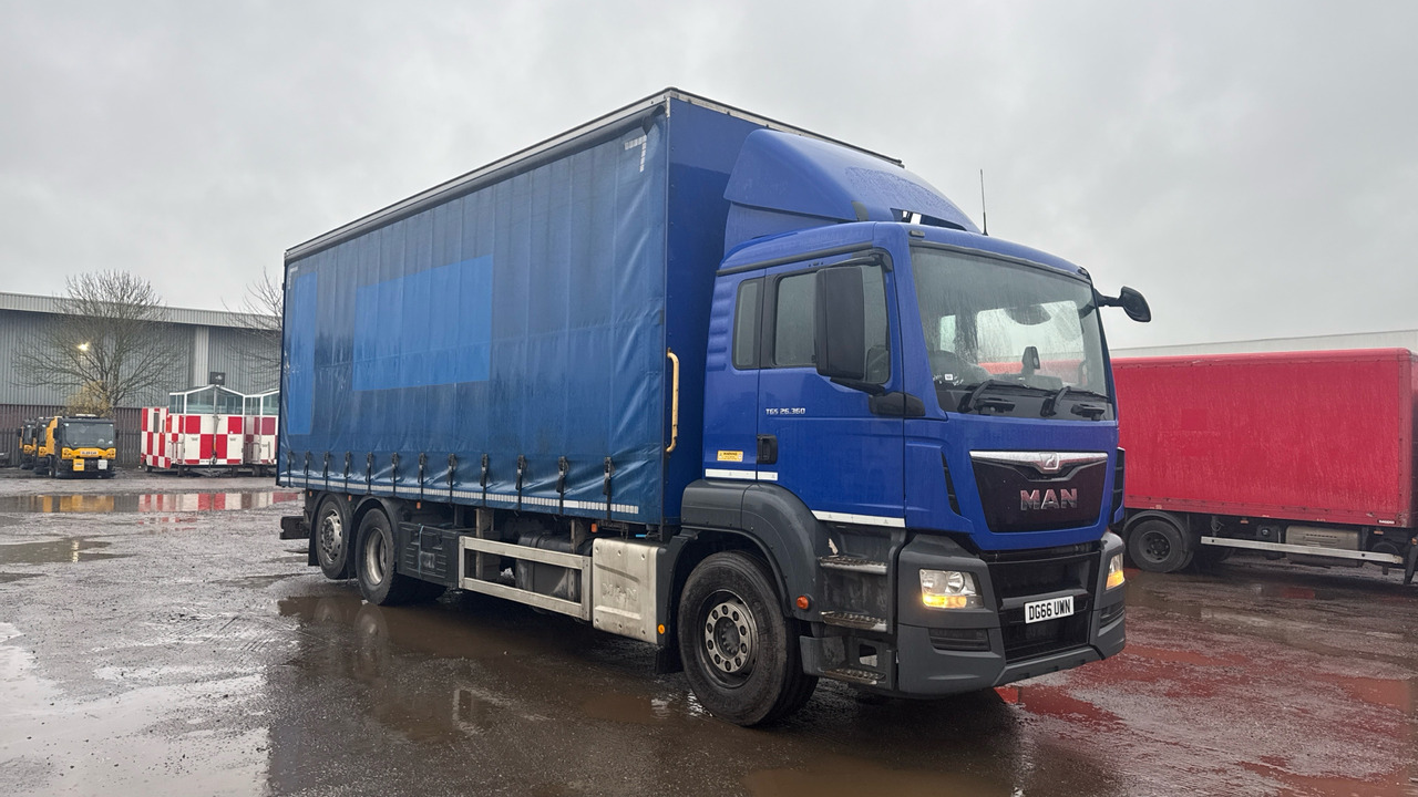 Man TGS 26.360 - Тентованный грузовик: фото 1 Man TGS 26.360 - Тентованный грузовик: фото 1